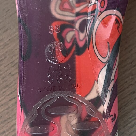 Rare Emilio Pucci Multi-Color Jelly Flats Size EU 38/ US 8 - Picture 3 of 6